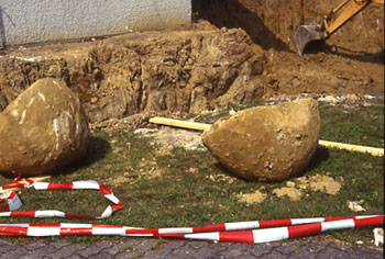 Sandsteinkugeln, Allhartsberg, 120 cm